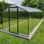 Szklarnia Ogrodowa Pomidor Premium poliwęglan 210x606 Aluminiowa