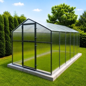 Szklarnia Ogrodowa Pomidor Premium poliwęglan 210x271 Aluminiowa
