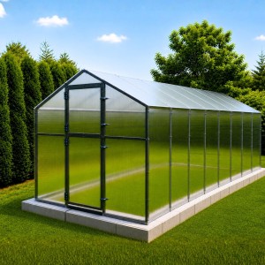 Szklarnia Ogrodowa Pomidor Premium poliwęglan 210x606 Aluminiowa